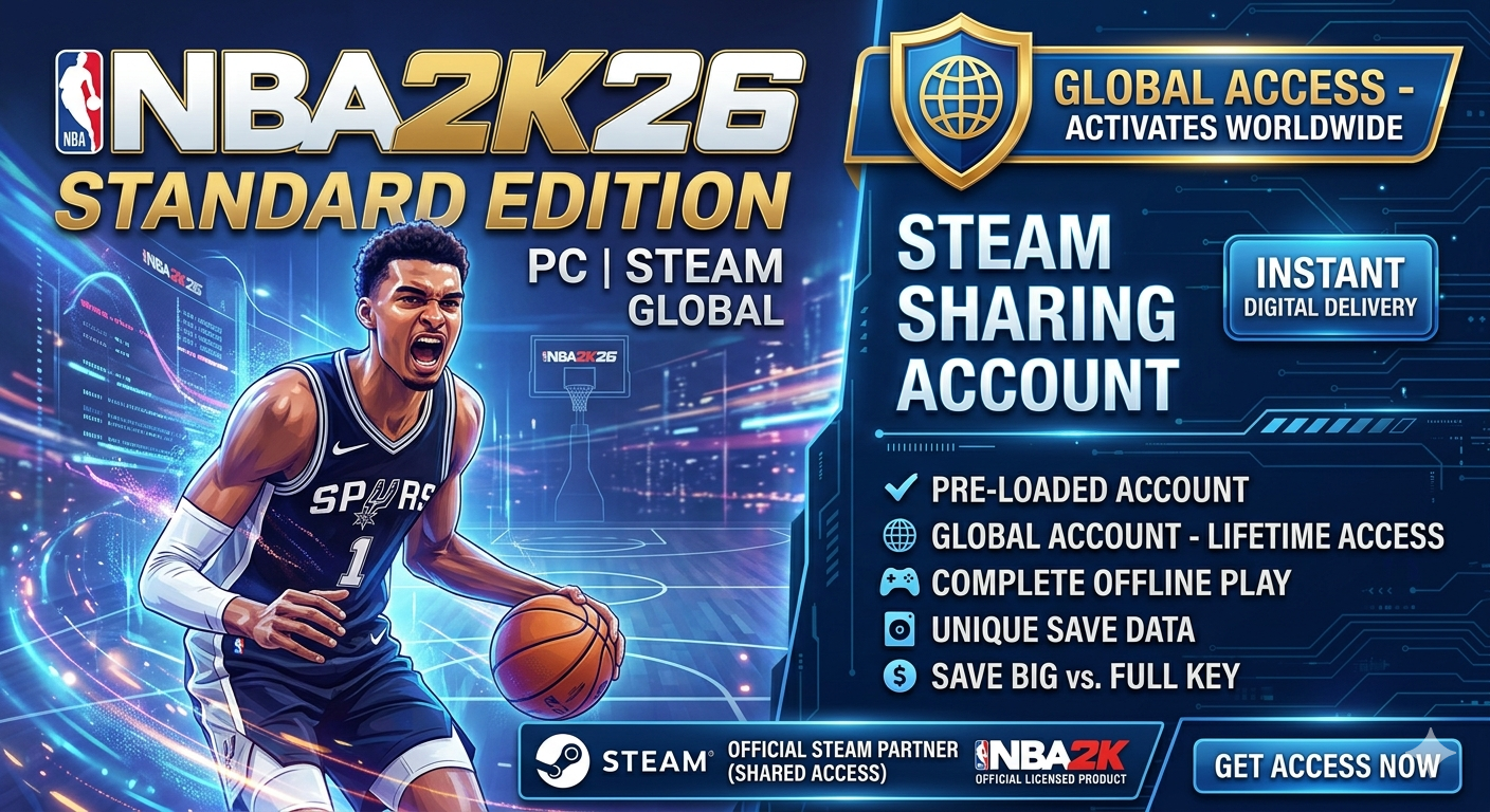 NBA 2K26 Standard Edition (PC) - Steam Sharing Account | GLOBAL