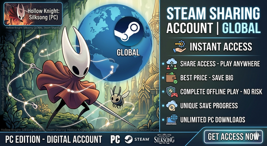 Hollow Knight: Silksong (PC) - Steam Sharing Account | GLOBAL