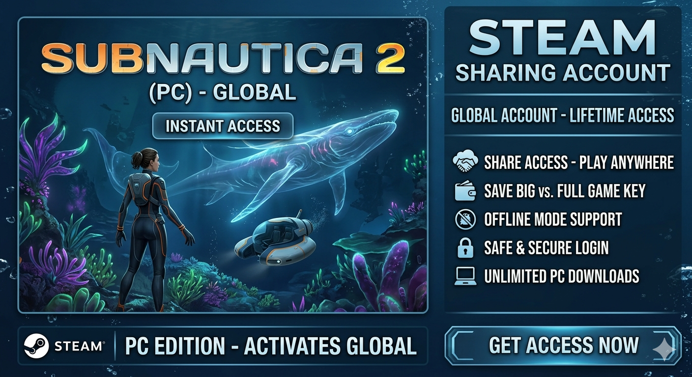 Subnautica 2 (PC) - Steam Sharing Account | GLOBAL