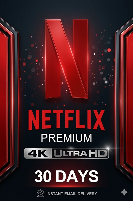 Extra Netflix Premium 1 Month | Ultra HD 4K | Private Account | Instant Email Delivery