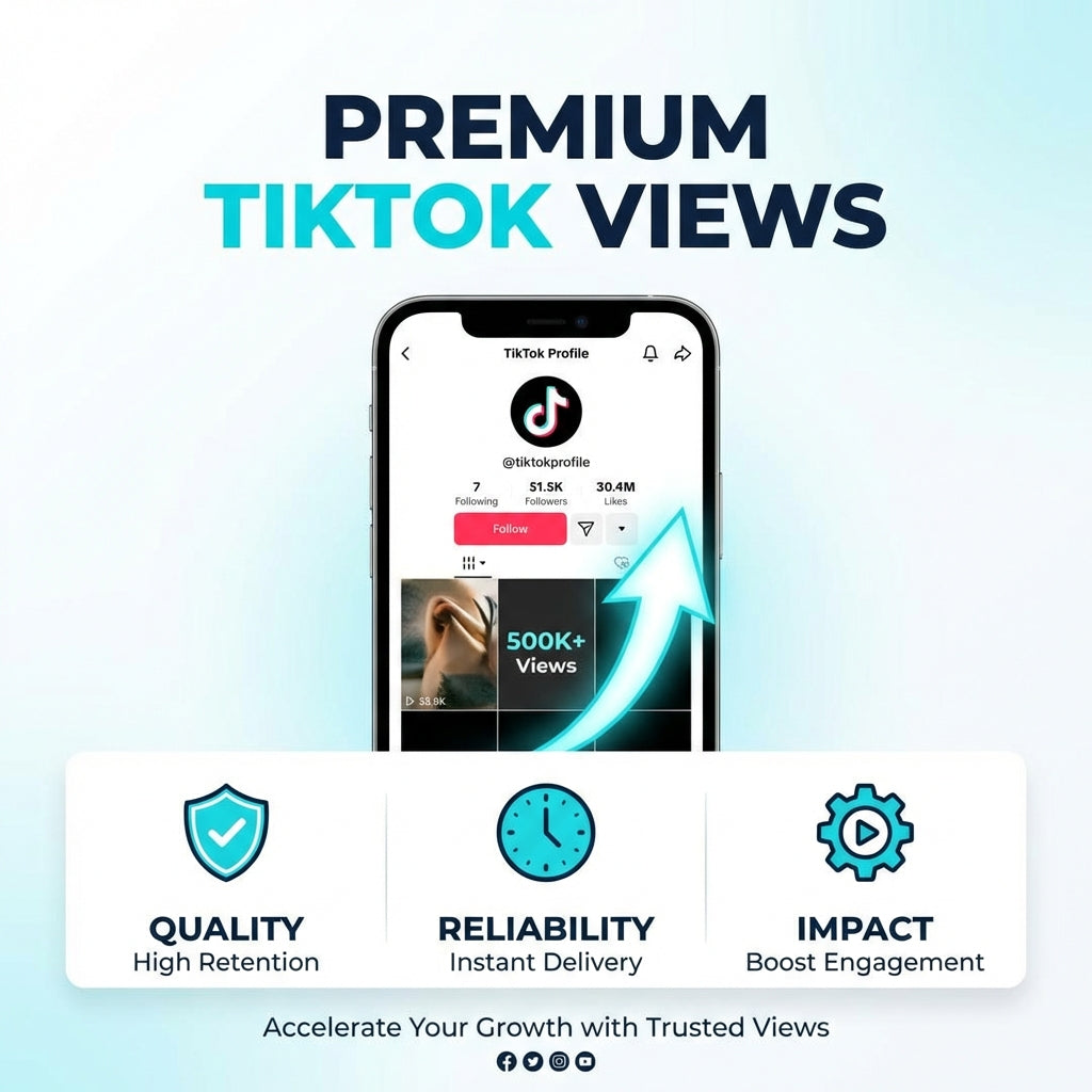 Premium TikTok Views – 100% Safe & Instant