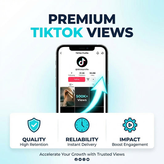 Premium TikTok Views – 100% Safe & Instant