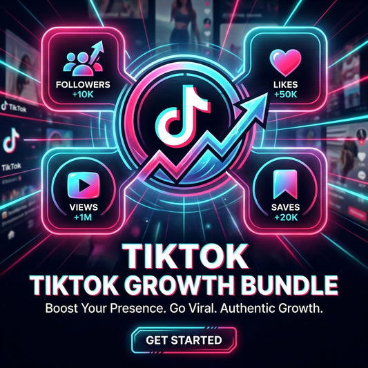 TikTok Growth Bundle – Followers, Likes, Views & Saves